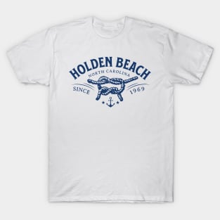 Holden Beach, NC Beach Knot Summer Vacation T-Shirt